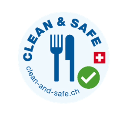 gastrosuisse logo clean and safe